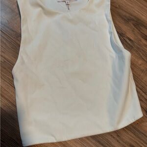 NWT Olivaceous Cream Sleeveless Tank Top